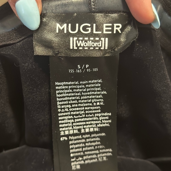 Wolford x Mugler Flock Shaping Leggings - Picture 5 of 6